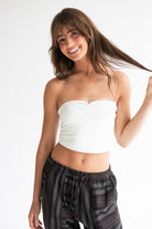 Rose Bud Cinch Tube Top