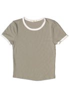 Scallop Edge Ringer Tee