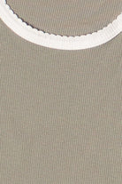 Scallop Edge Ringer Tee