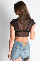 Crystal Flames Mesh Tee