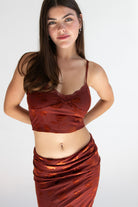 Floral Velvet Burnout Cami