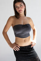 Bow Cinch Tube Top