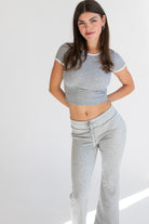 Scallop Edge Ringer Tee