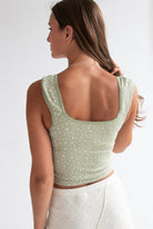 Ditsy Floral Seamless Tank Top