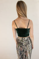 Velvet Bustier Cami