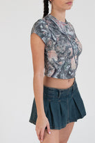Printed Woodland Camo Baby Tee