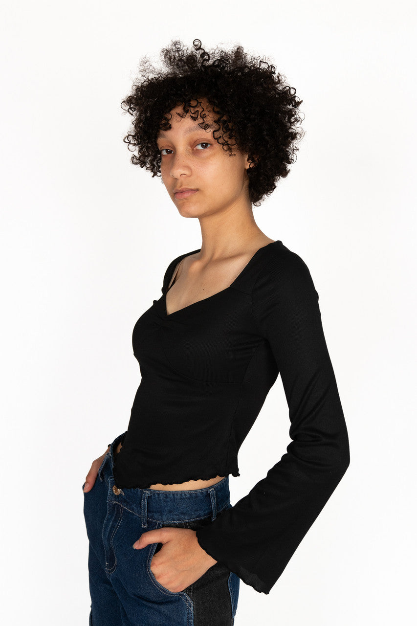 Bell Sleeve Top
