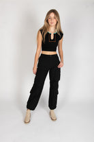 Sporty Notch Neck Seamless Tee