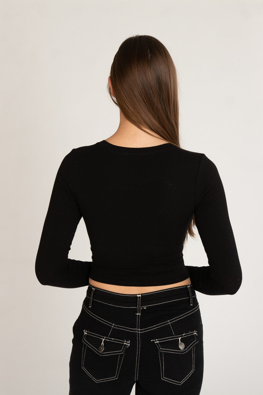 Long Sleeve Crew Neck Tee