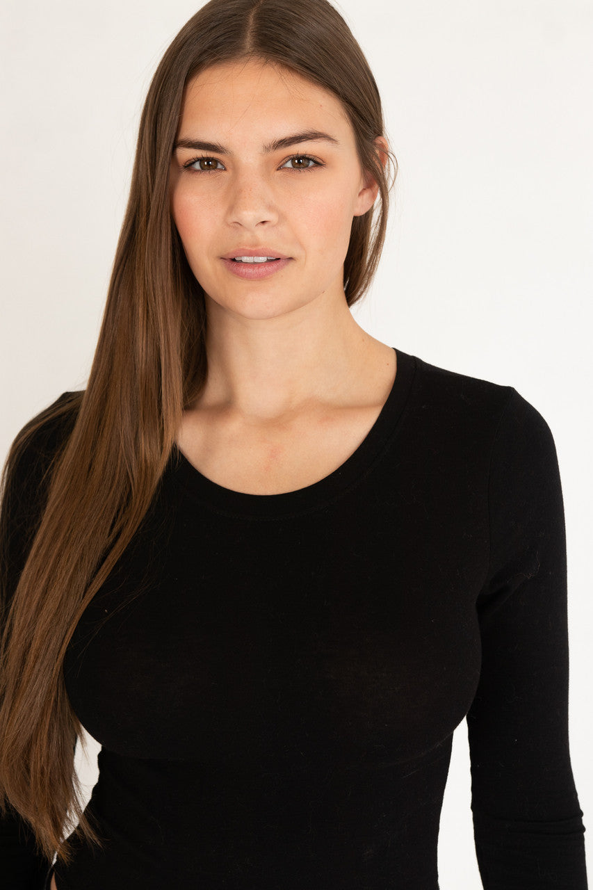 Long Sleeve Crew Neck Tee
