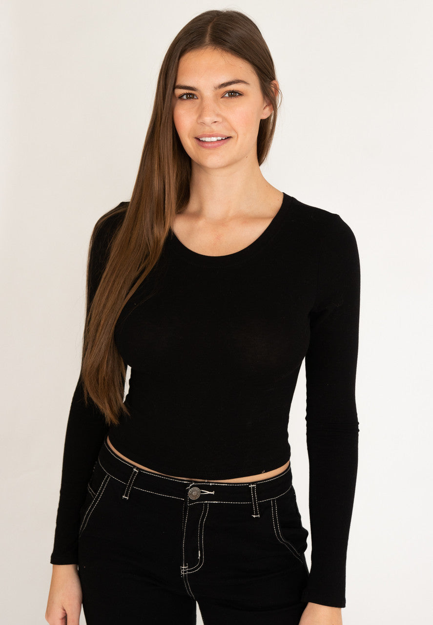Long Sleeve Crew Neck Tee