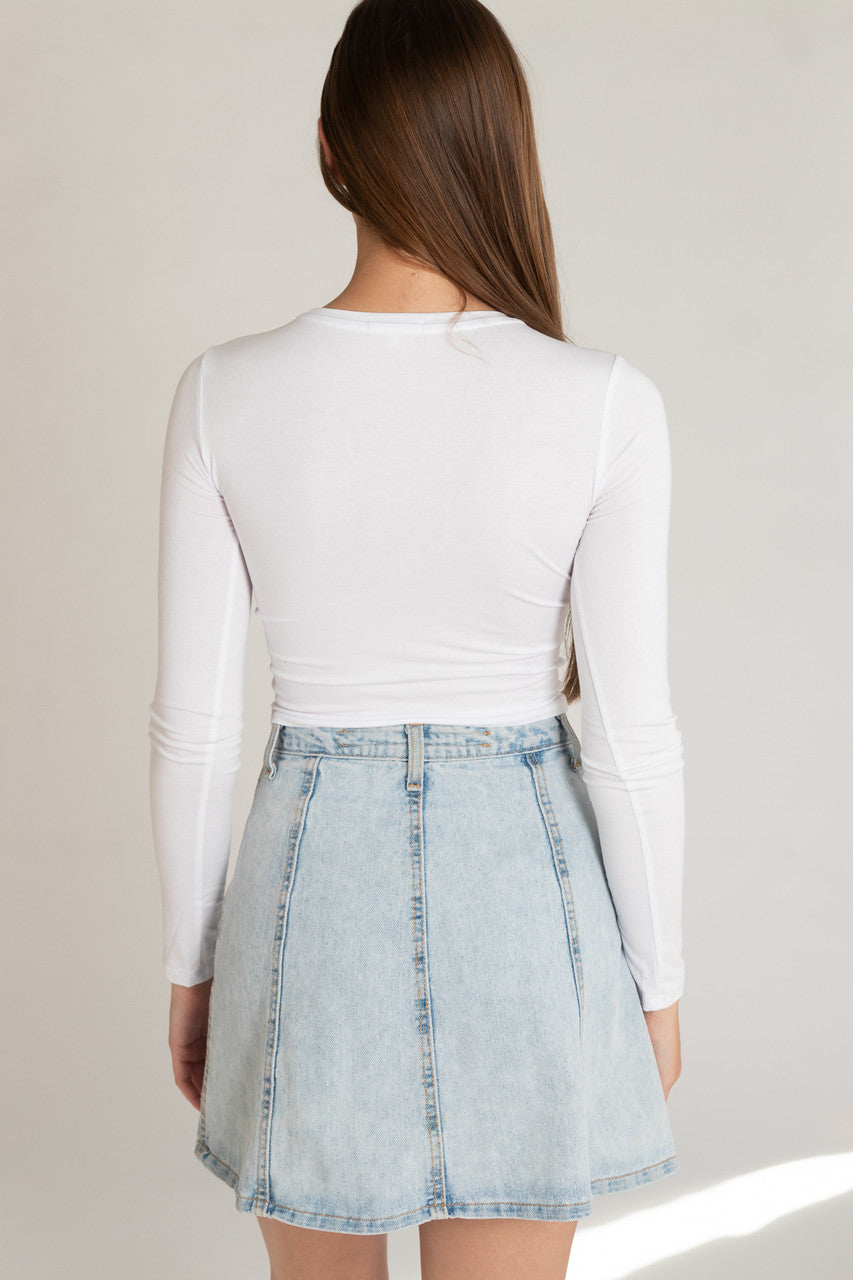 Long Sleeve Crew Neck Tee