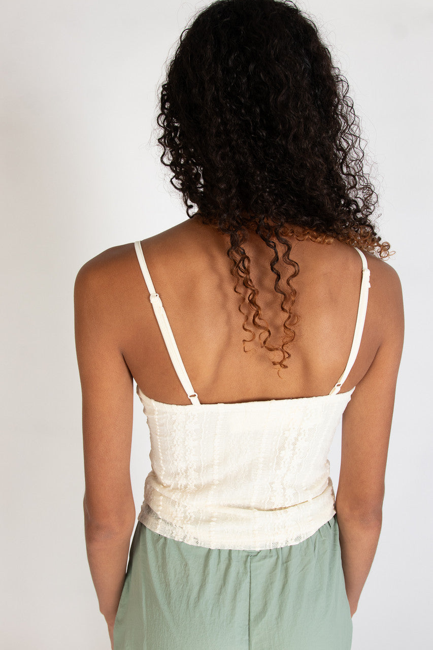 Lace Tie Front Cami