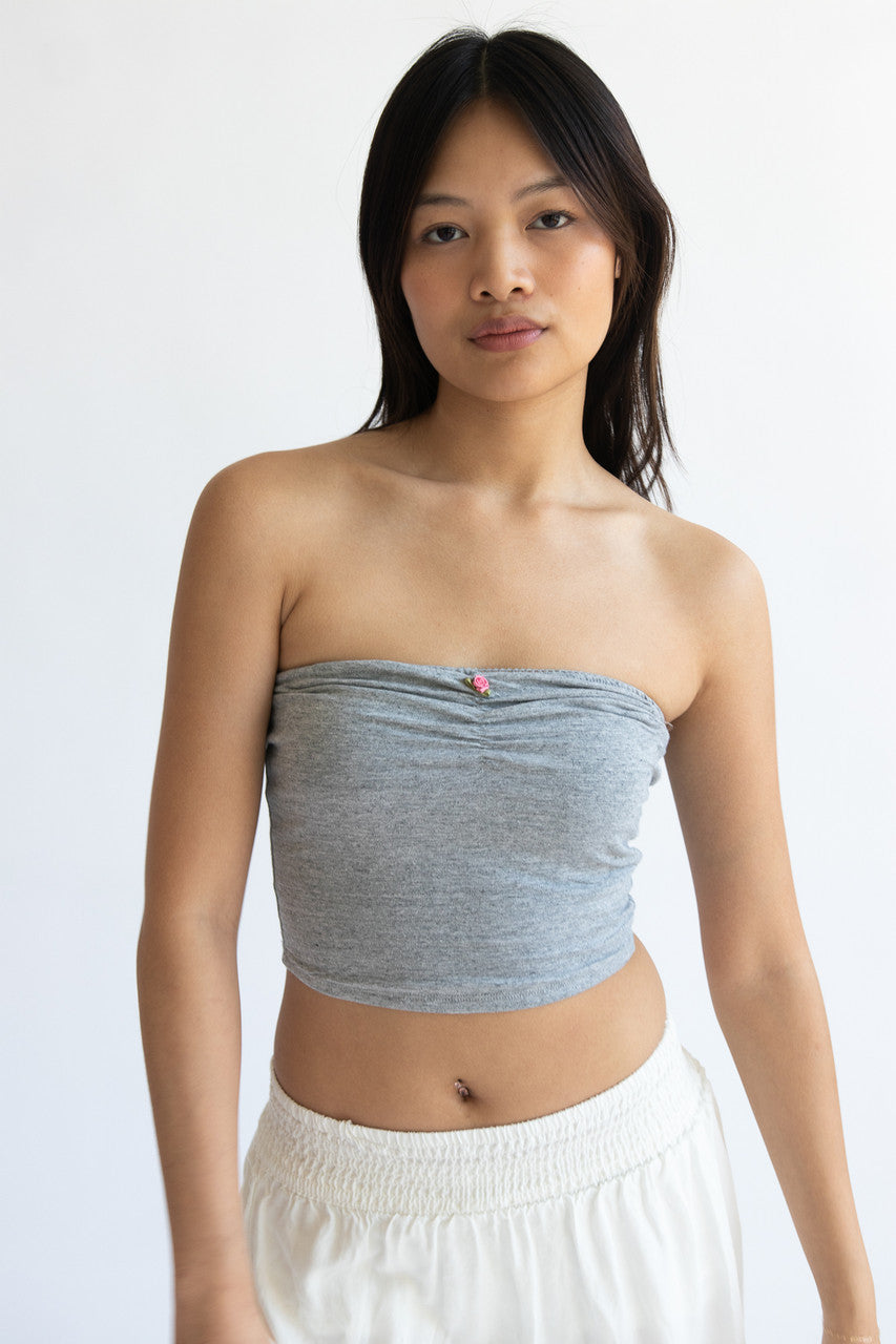 Rose Bud Cinch Tube Top