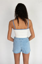 Contrast Bow Detail Cami
