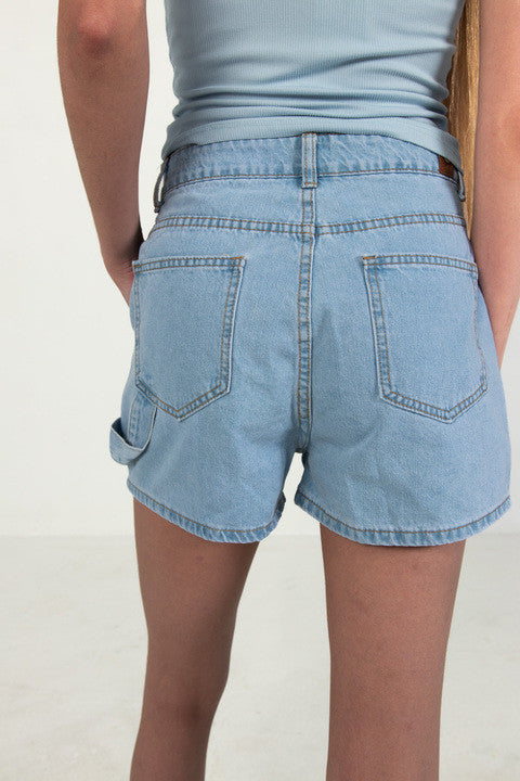 Light Wash Carpenter Shorts