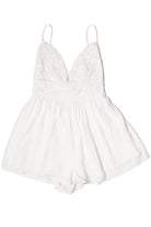 Crochet Lace Top Romper 