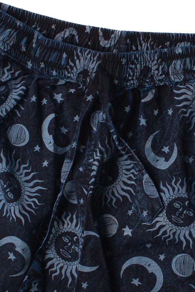 Mineral Wash Celestial Cargo Shorts