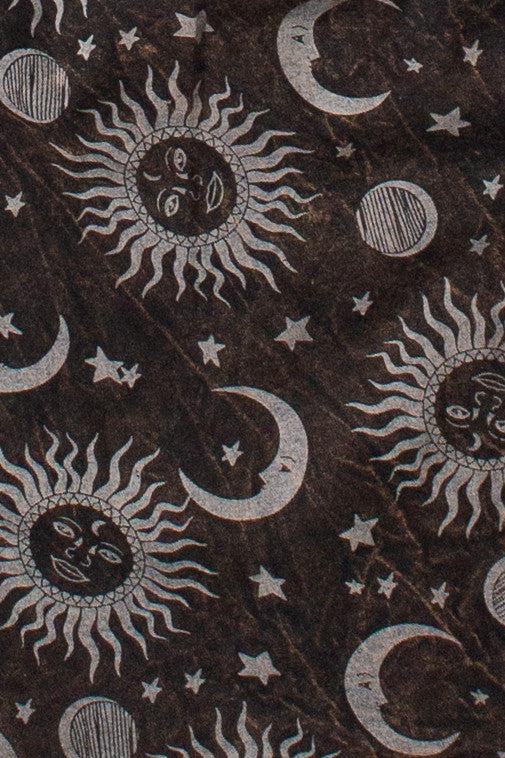 Mineral Wash Celestial Cargo Shorts