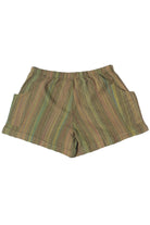 Striped Drawstring Shorts