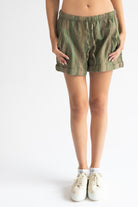 Striped Drawstring Shorts