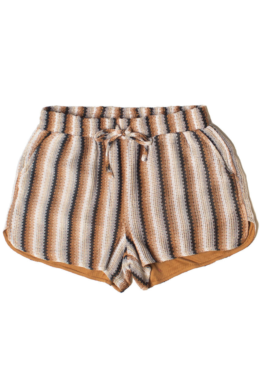 Crochet Stripe Shorts