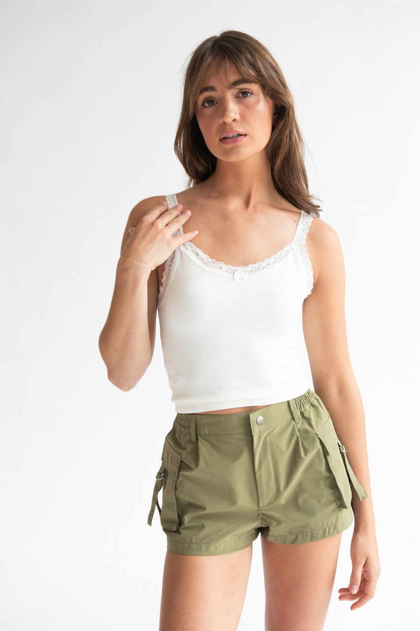 Poplin Cargo Shorts