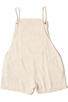Linen Blend Lightweight Overalls