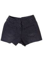Embroidered Cut Off Denim Shorts