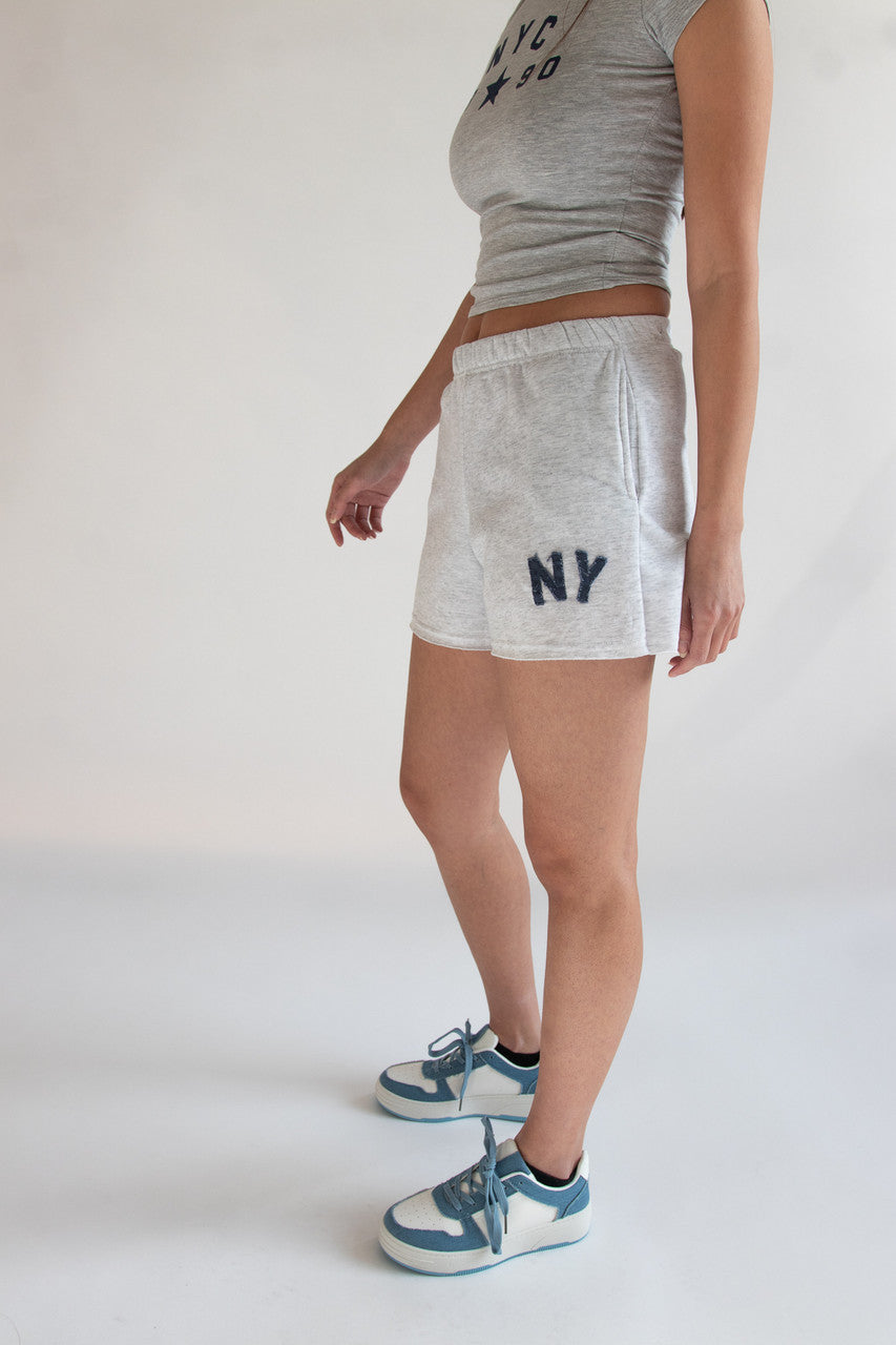 Embroidered New York Sweatshorts