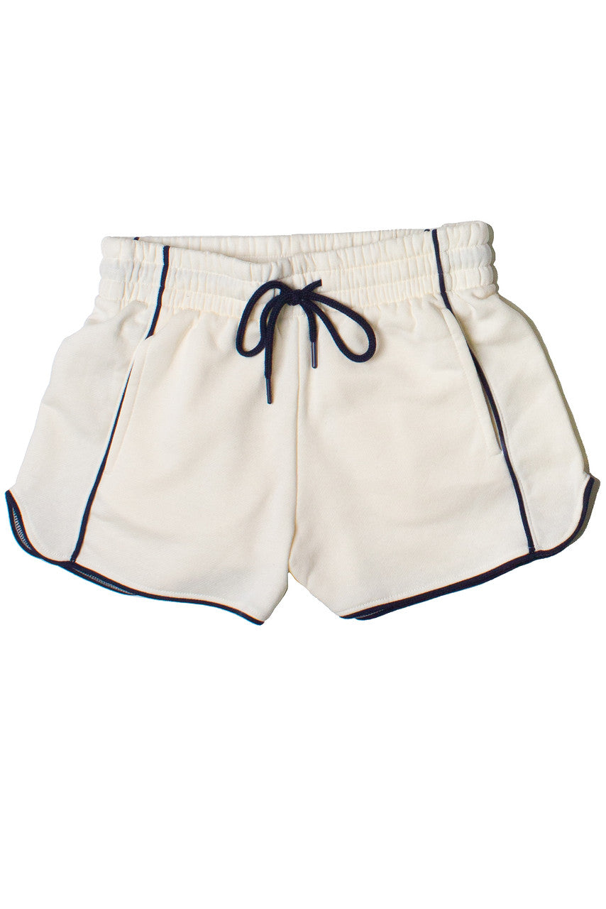 Contrast Piping Dolphin Shorts