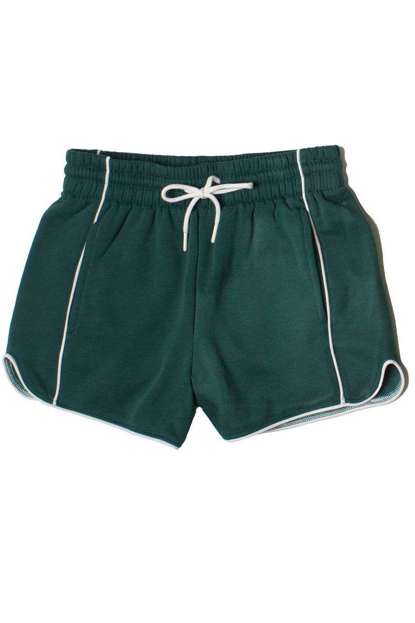 Contrast Piping Dolphin Shorts