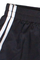 Side Striped Nylon Shorts - Black
