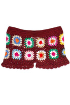 Granny Square Crochet Shorts
