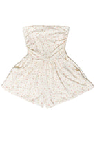 Ditsy Floral Strapless Romper