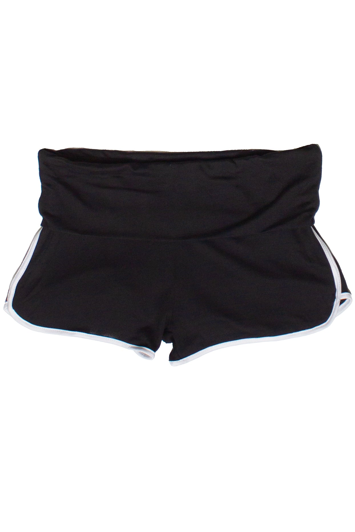 Fold Over Waist Dolphin Shorts