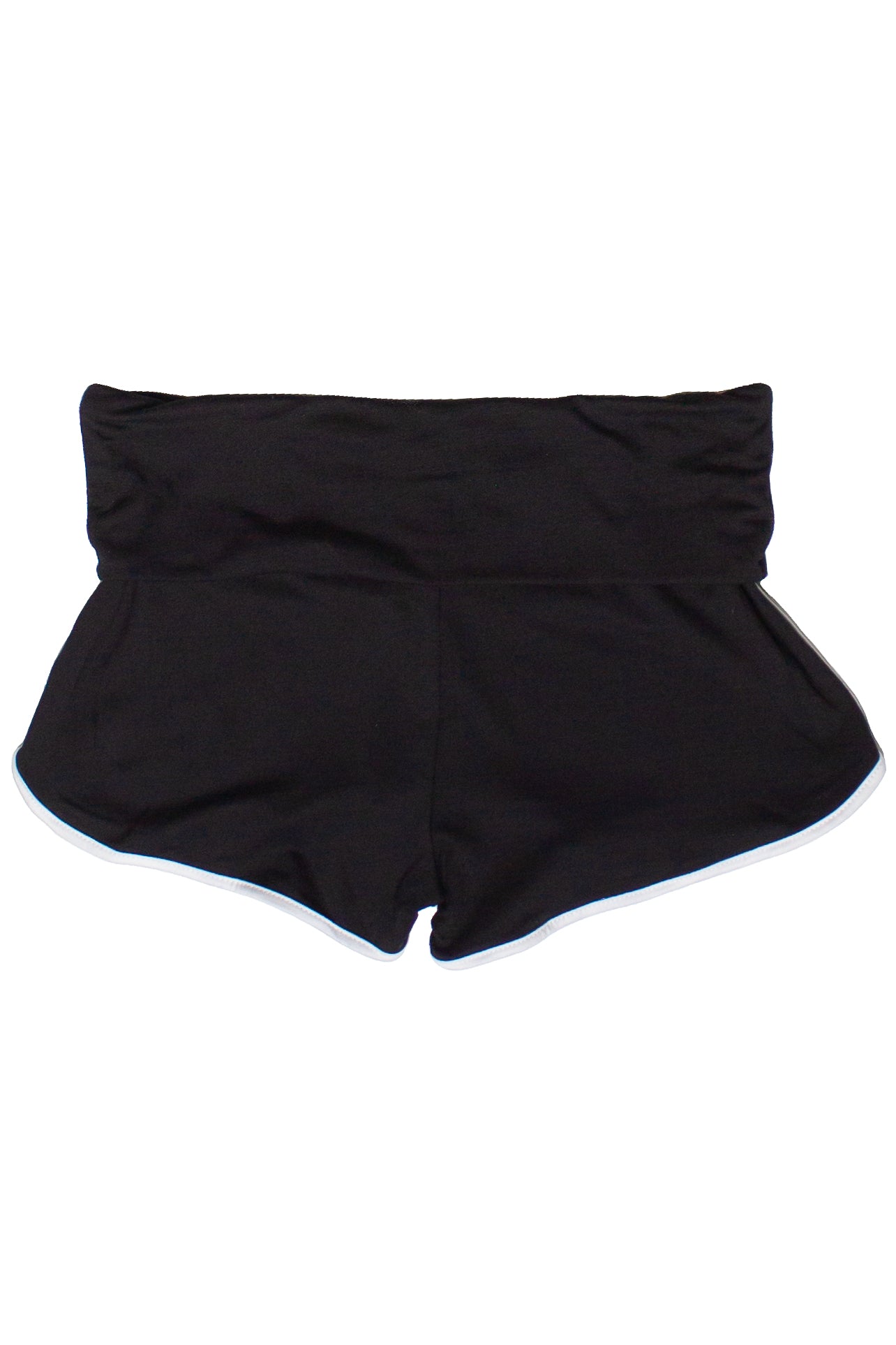 Fold Over Waist Dolphin Shorts