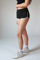 Fold Over Waist Dolphin Shorts