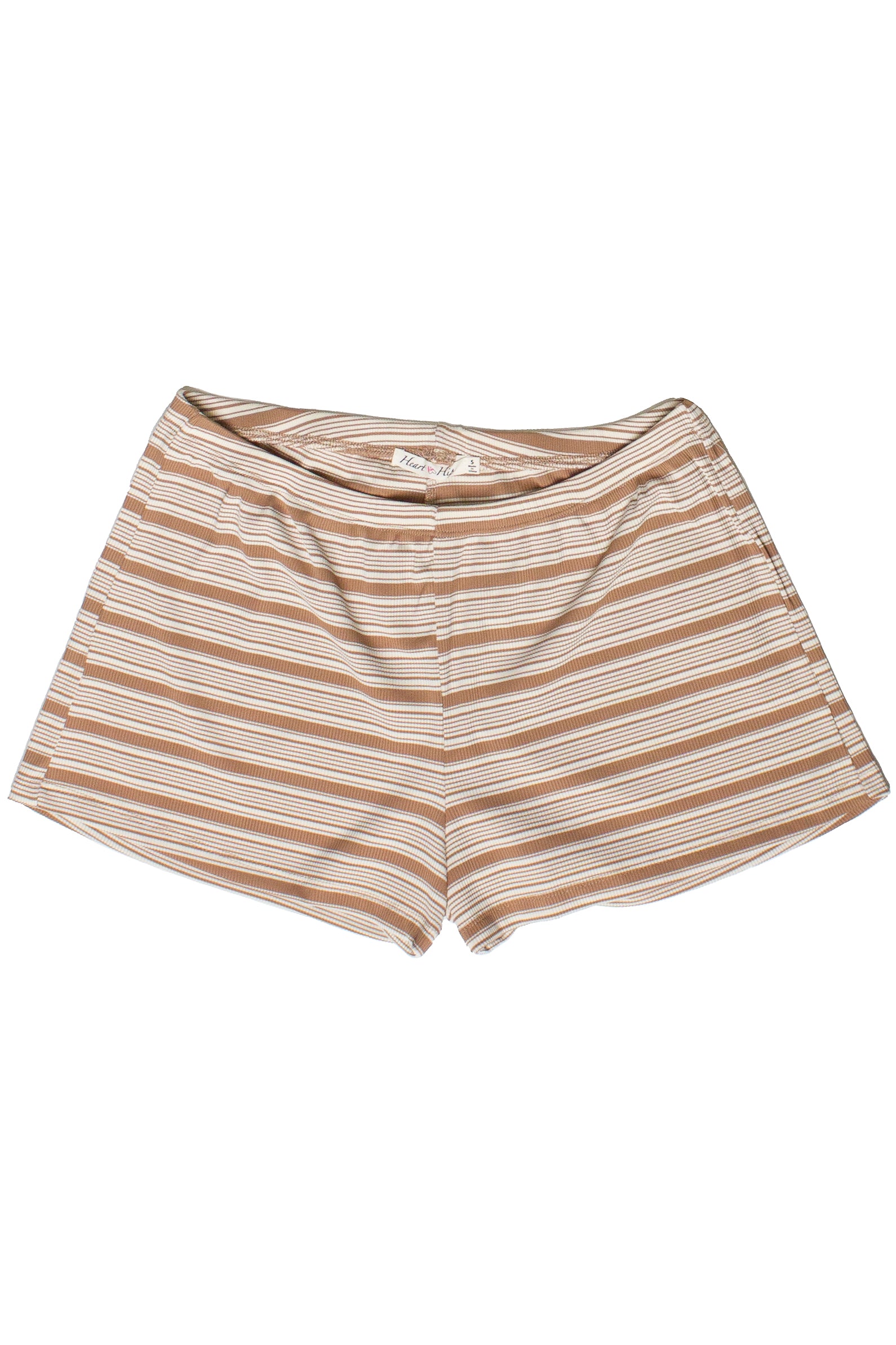 Striped Ribbed Shorts