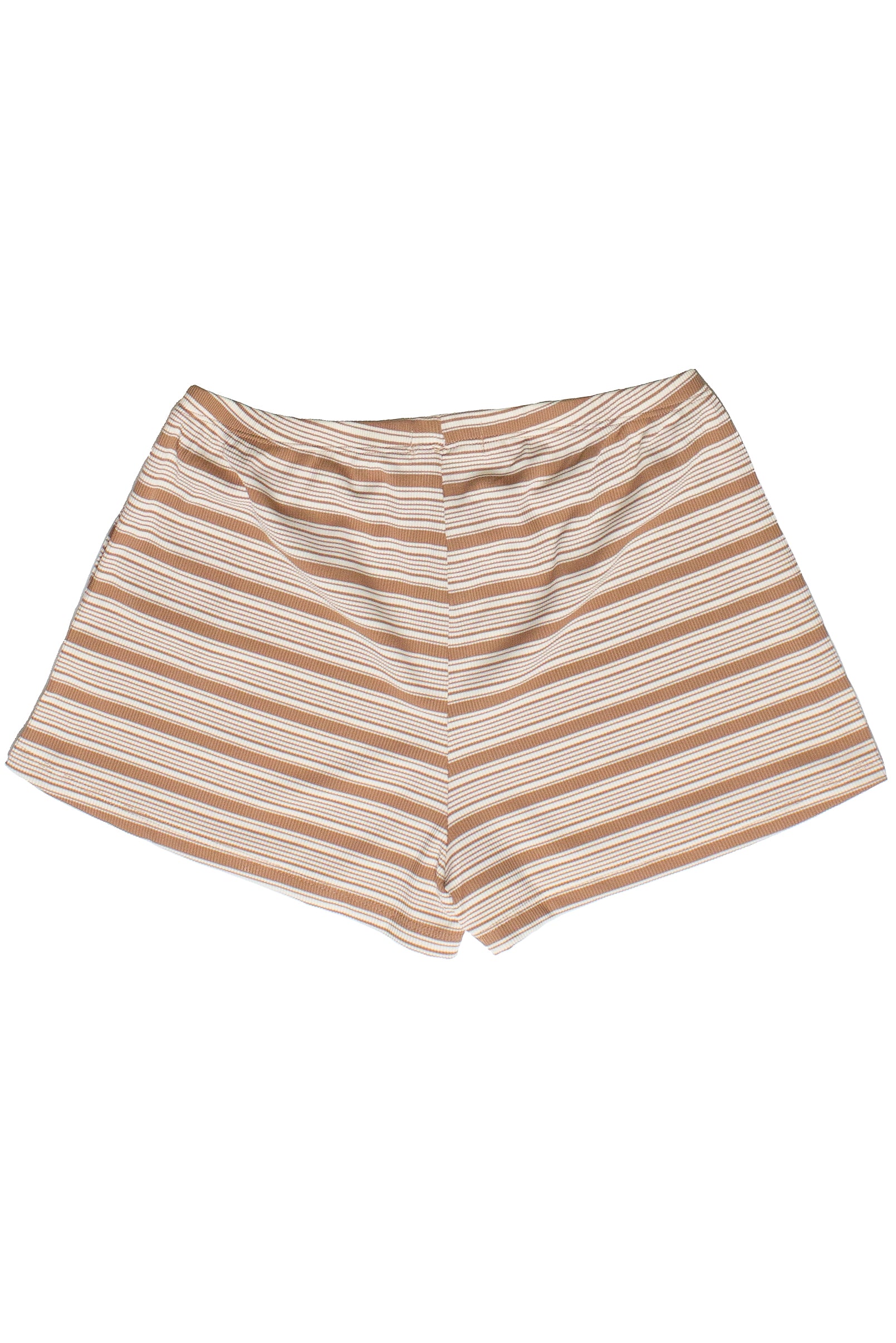 Striped Ribbed Shorts