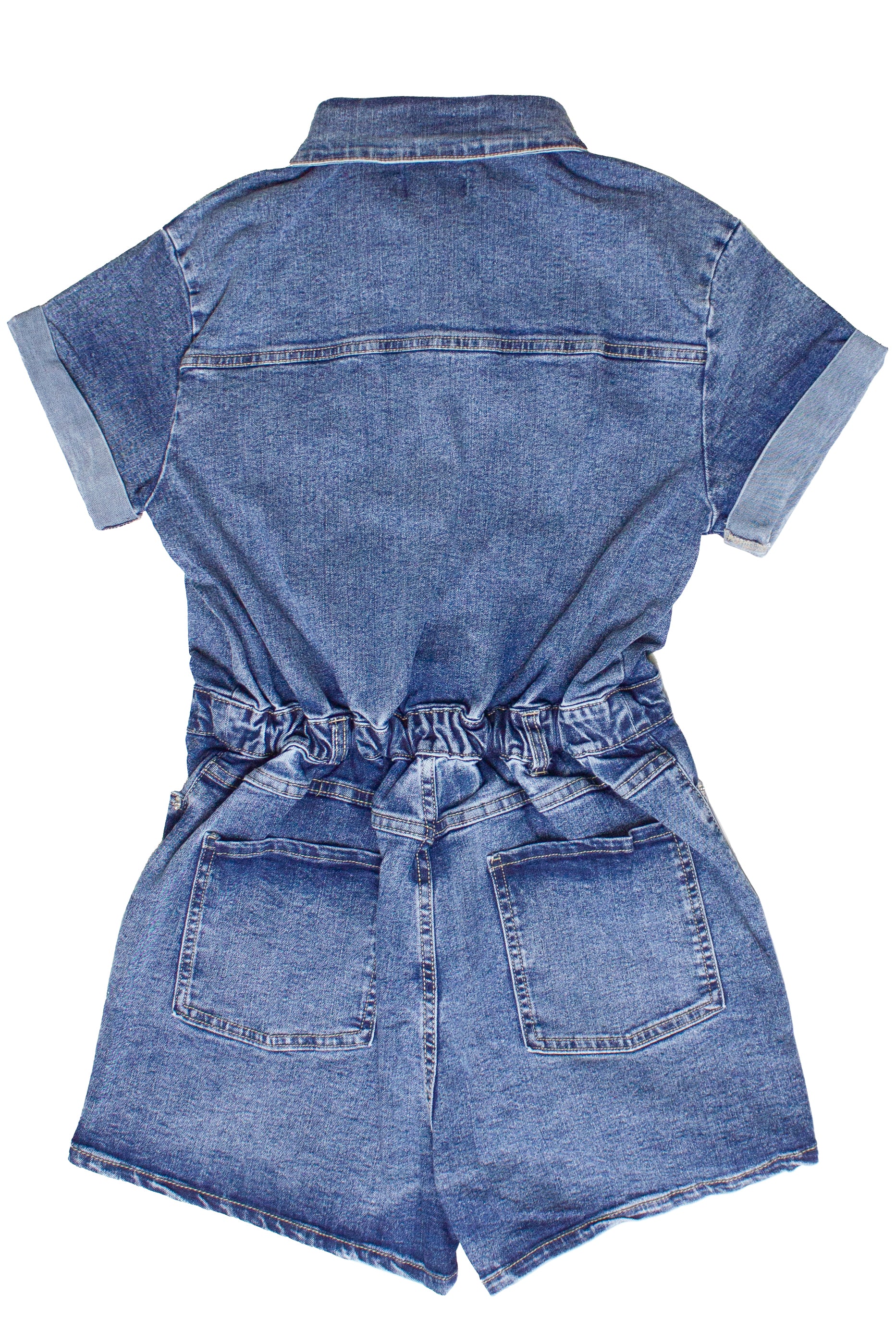 Denim Utility Romper