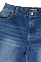 Stretch Denim Jorts - Blue