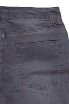 Stretch Denim Jorts - Gray