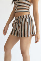 Crochet Stripe Shorts
