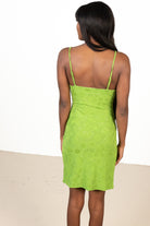 Aloe Gel Jacquard Mini Dress