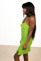 Aloe Gel Jacquard Mini Dress