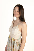Crochet Top Meadow Maxi Dress
