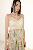 Crochet Top Meadow Maxi Dress
