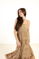 Gardenia Bustier Tiered Dress