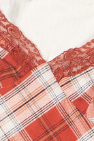 Plaid Cami Mini Dress With Tee